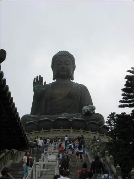 photo of Po Lin Monastery's Tiantai Buddha located on Lantau Island